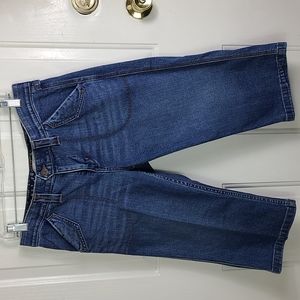 Levi's Blue Denim Capris